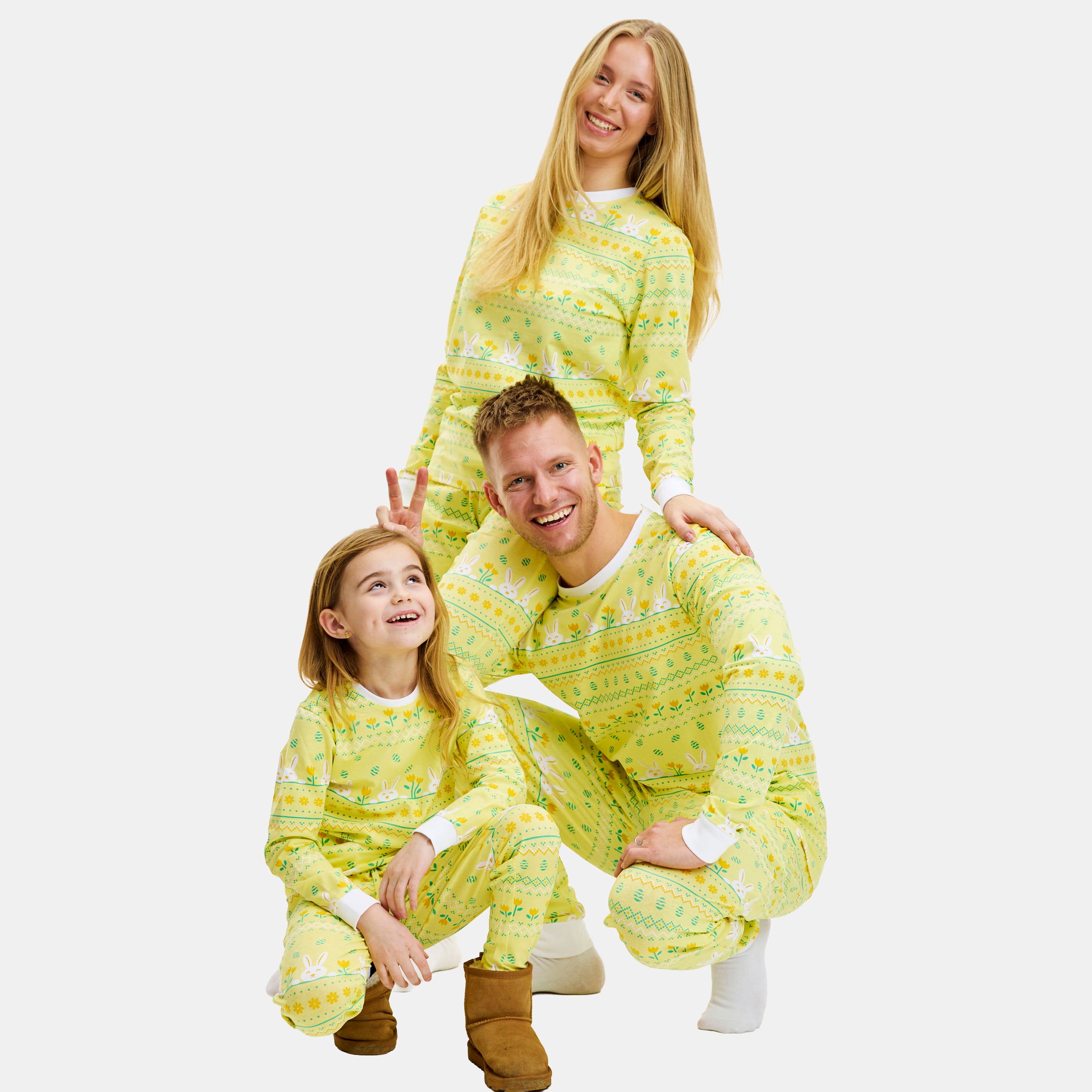 Elegant kanin påskepyjamas - Herre.